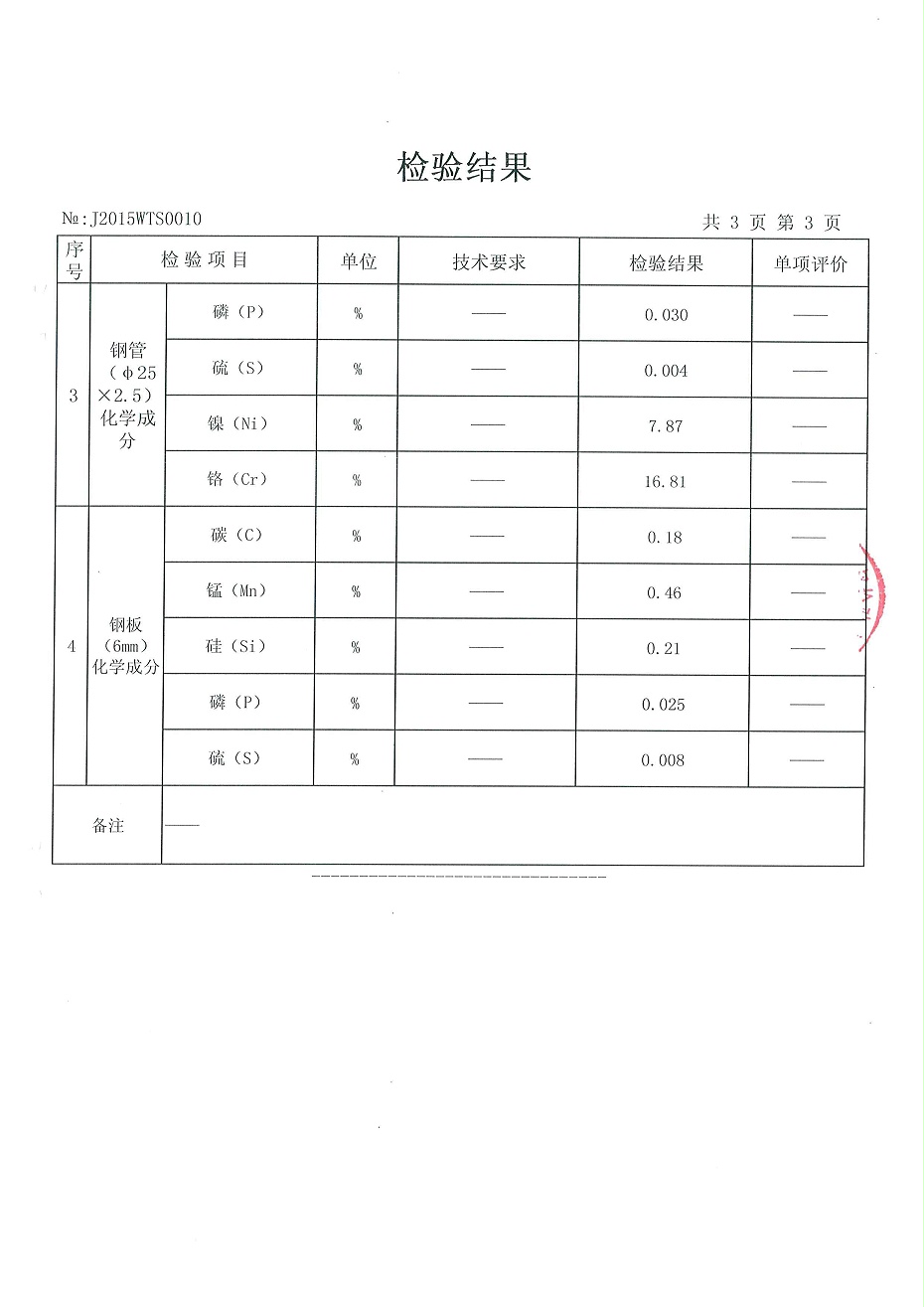 煤灰取樣器檢驗報告4