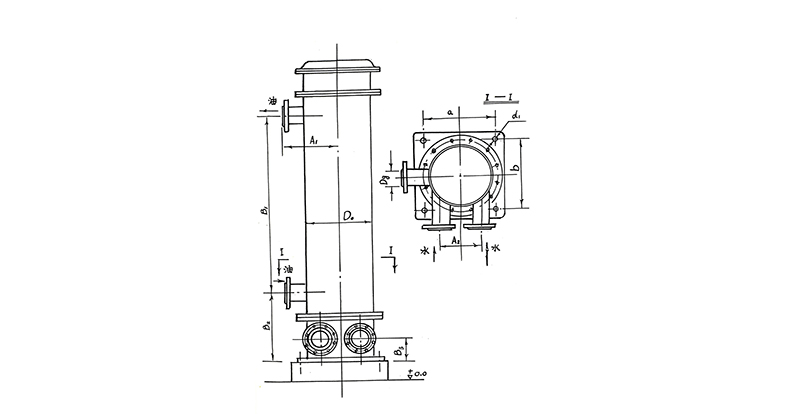 管式冷油器結(jié)構(gòu)圖