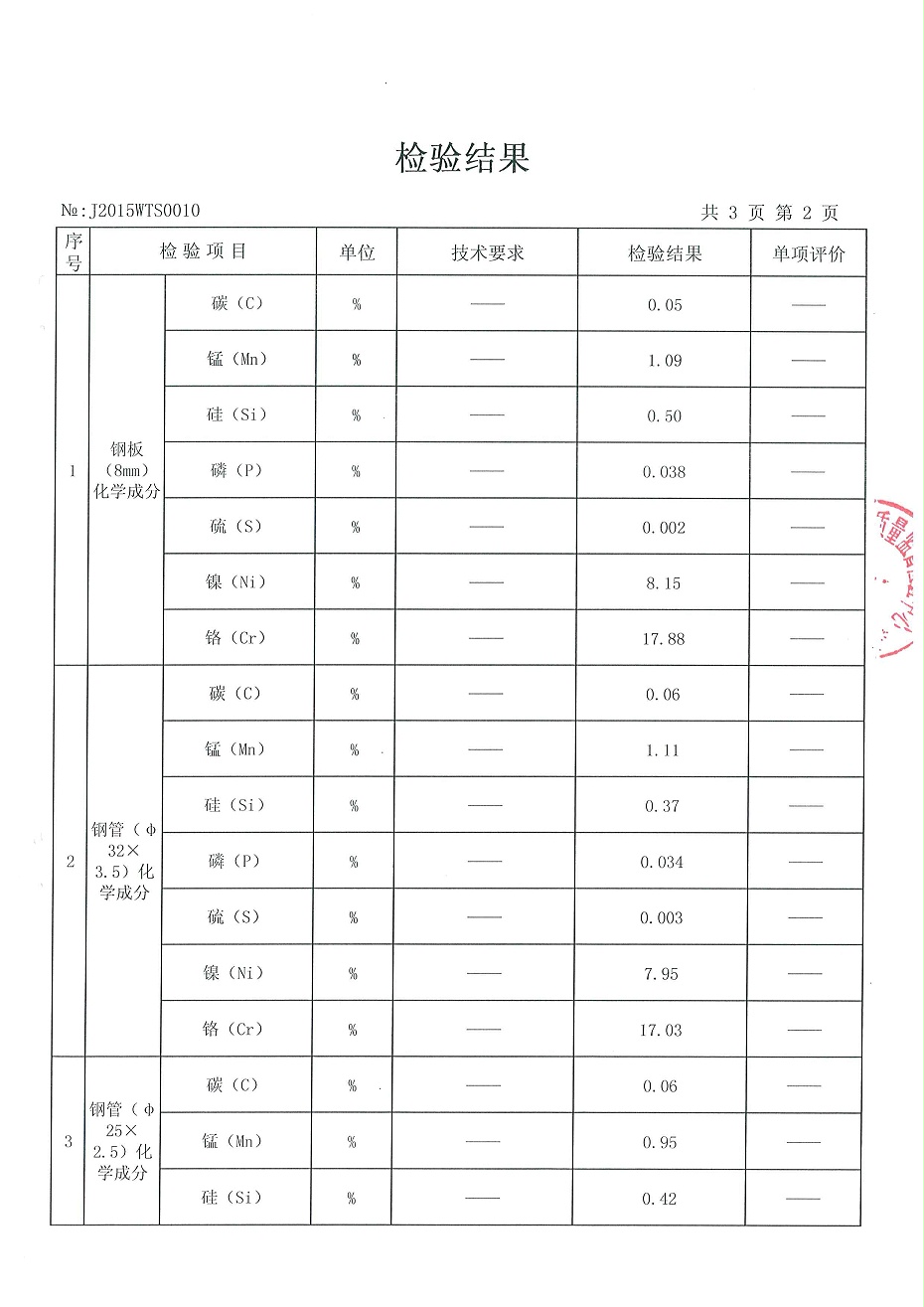 煤灰取樣器檢驗(yàn)報(bào)告3